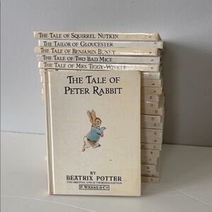Vintage Beatrix Potter Book Set 23 Books 1987 Classic Children’s Collection